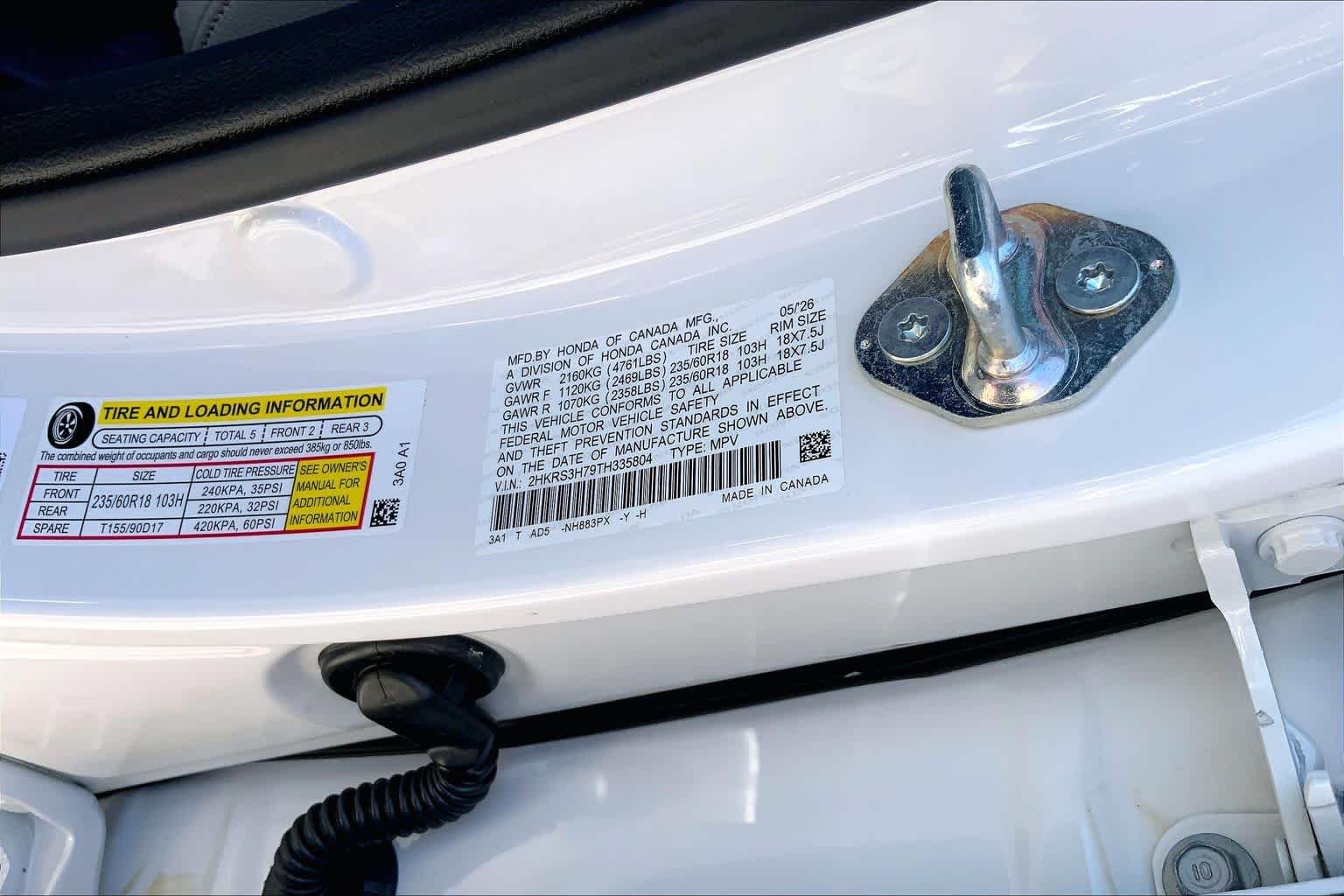 Certified Used 2026 Platinum White Pearl Honda 2WD EX-L image 34