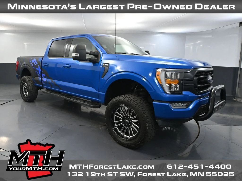 Used 2021 Blue Ford XLT image 1