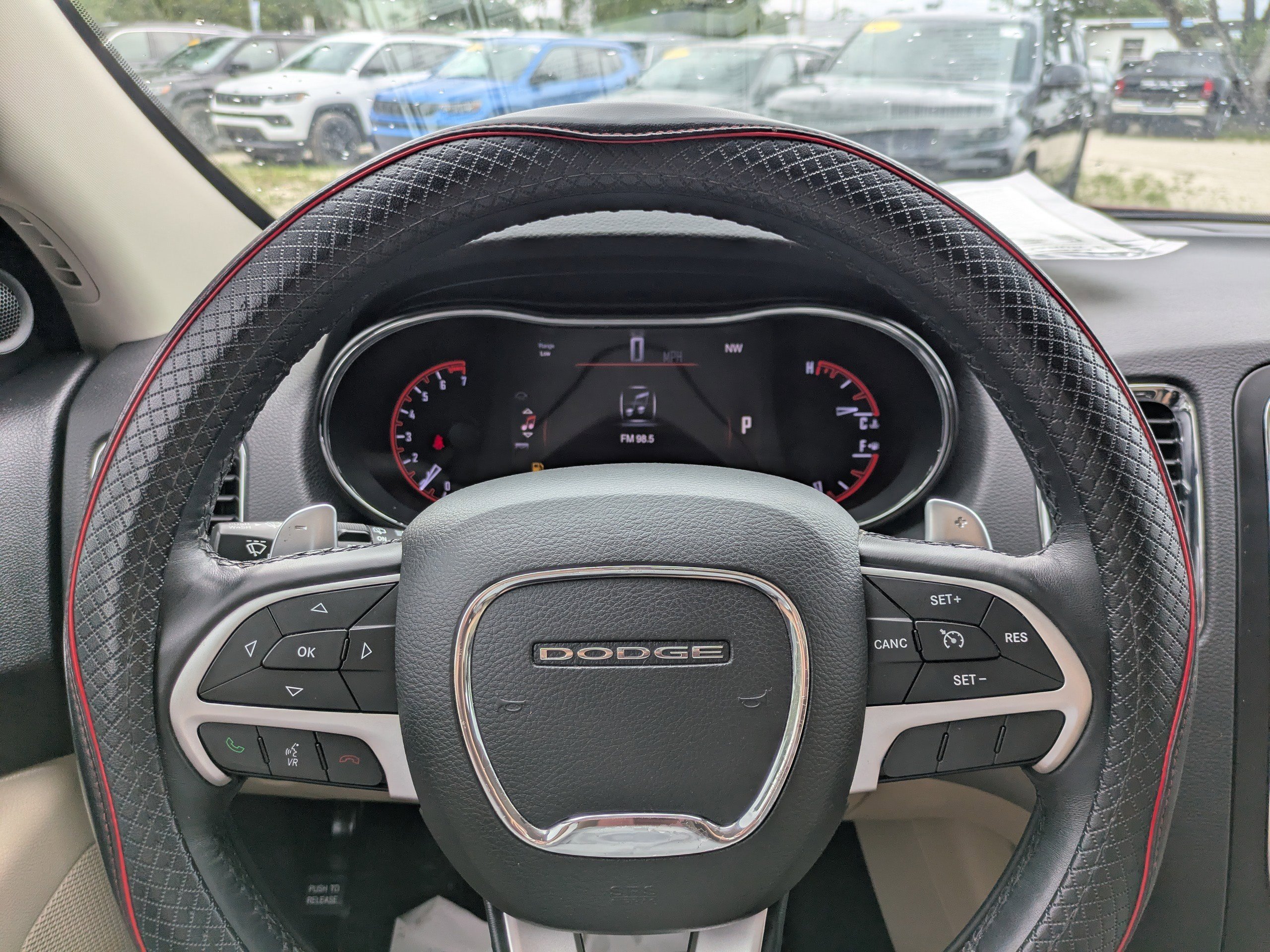 Used 2015 Deep Cherry Red Crystal Pearlcoat Dodge SXT image 22