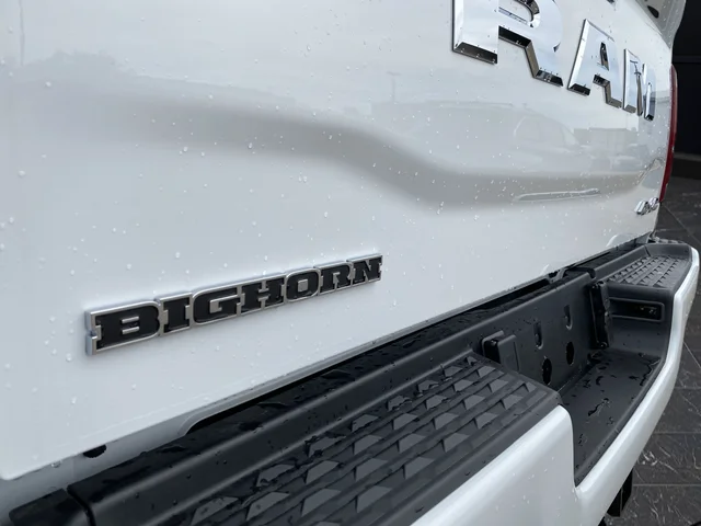 New 2025 Bright White Clearcoat RAM Big Horn image 37