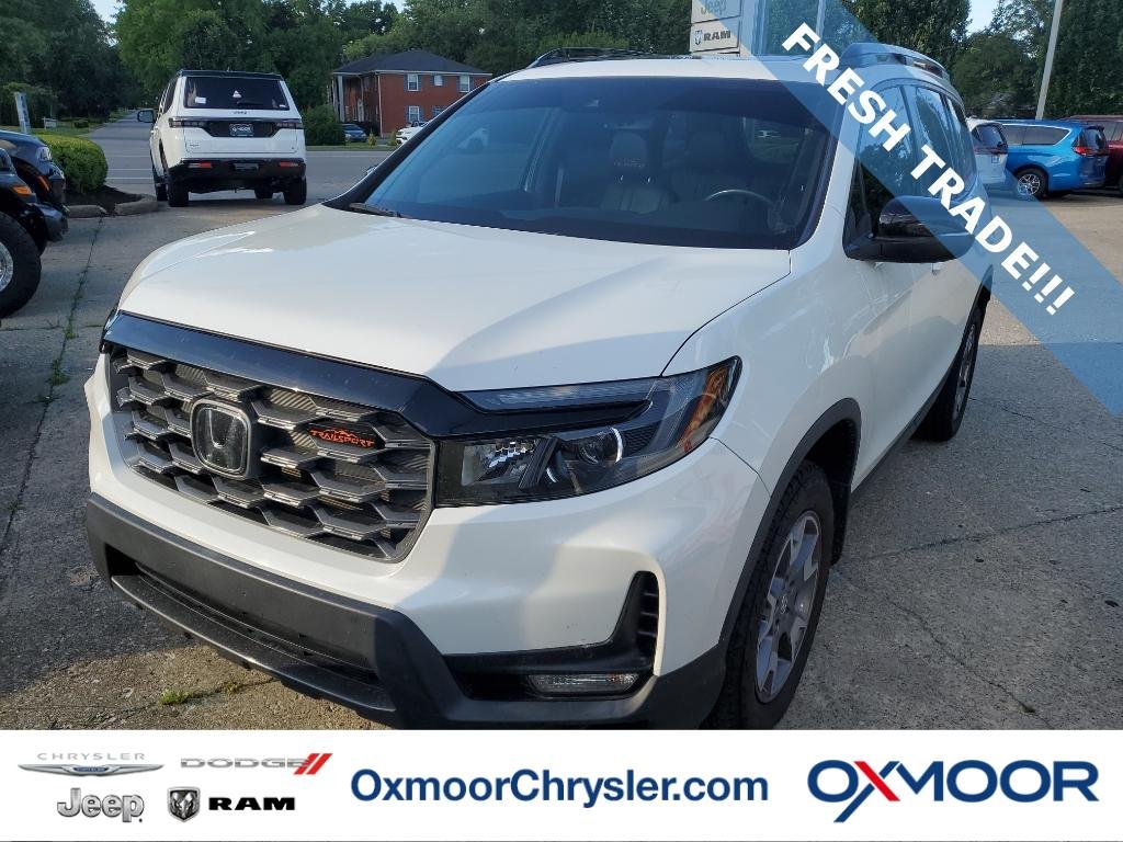 Used 2022 Platinum White Pearl Honda TrailSport image 1