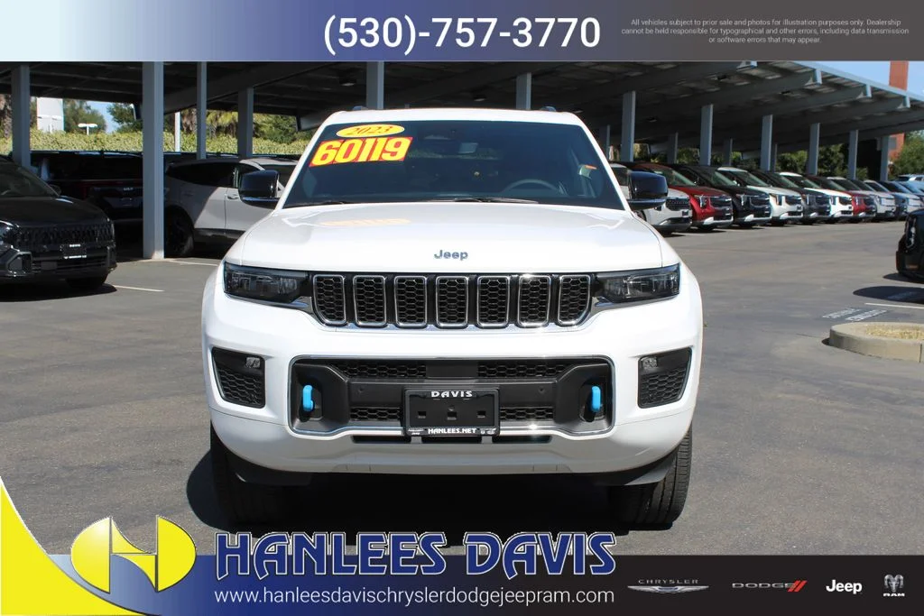 New 2023 White Jeep Overland 4xe image 4