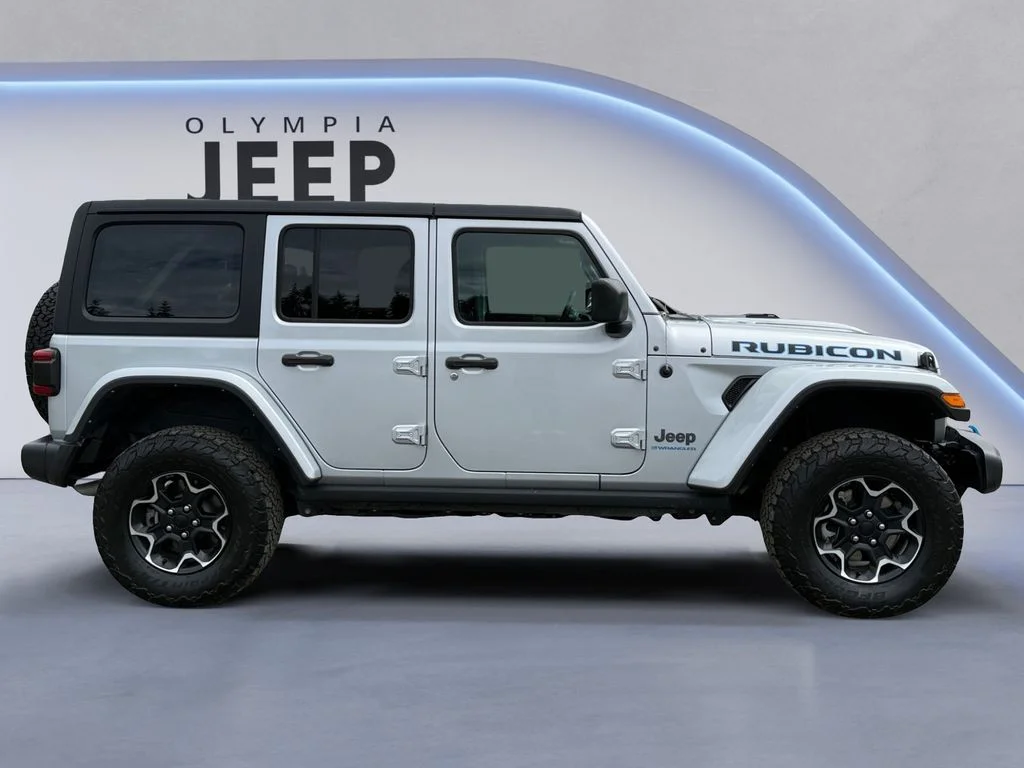 Used 2023 Silver Jeep Rubicon 4xe image 8