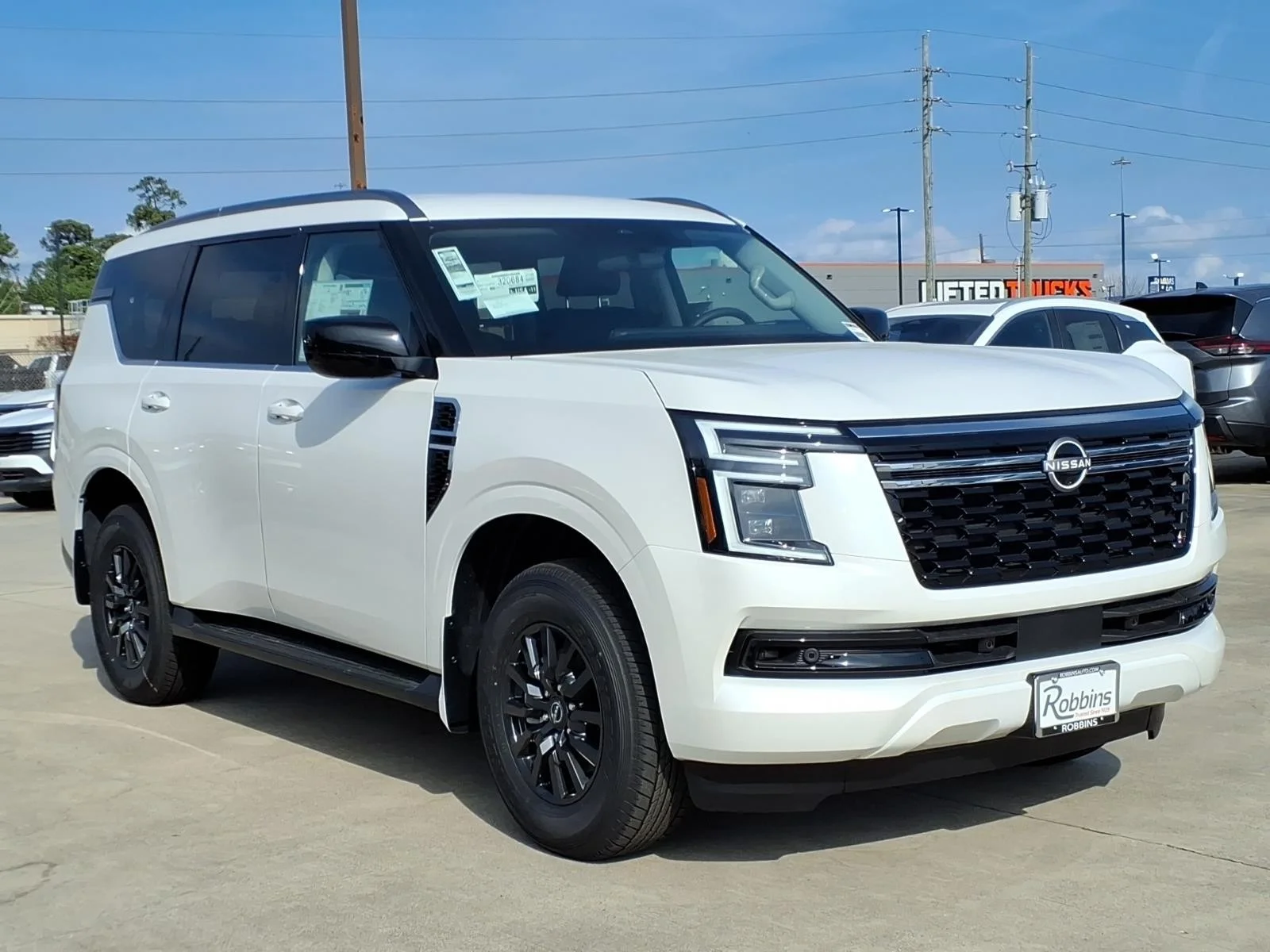 2026 Nissan Armada SV White at Robbins Nissan