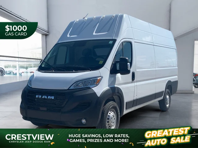 2026 Ram ProMaster Cargo Van Tradesman * - Super High Roof - Cargo Partition - Adaptive Cruise - Remote Start & More!