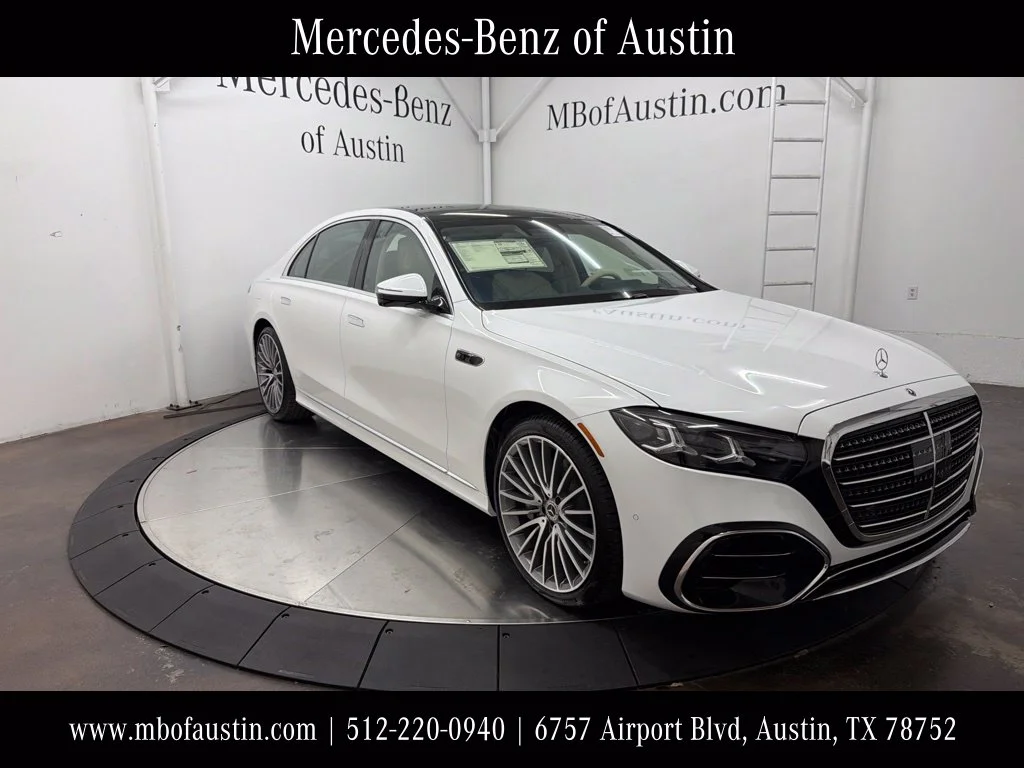 New 2027 White Mercedes-Benz S 580 image 1