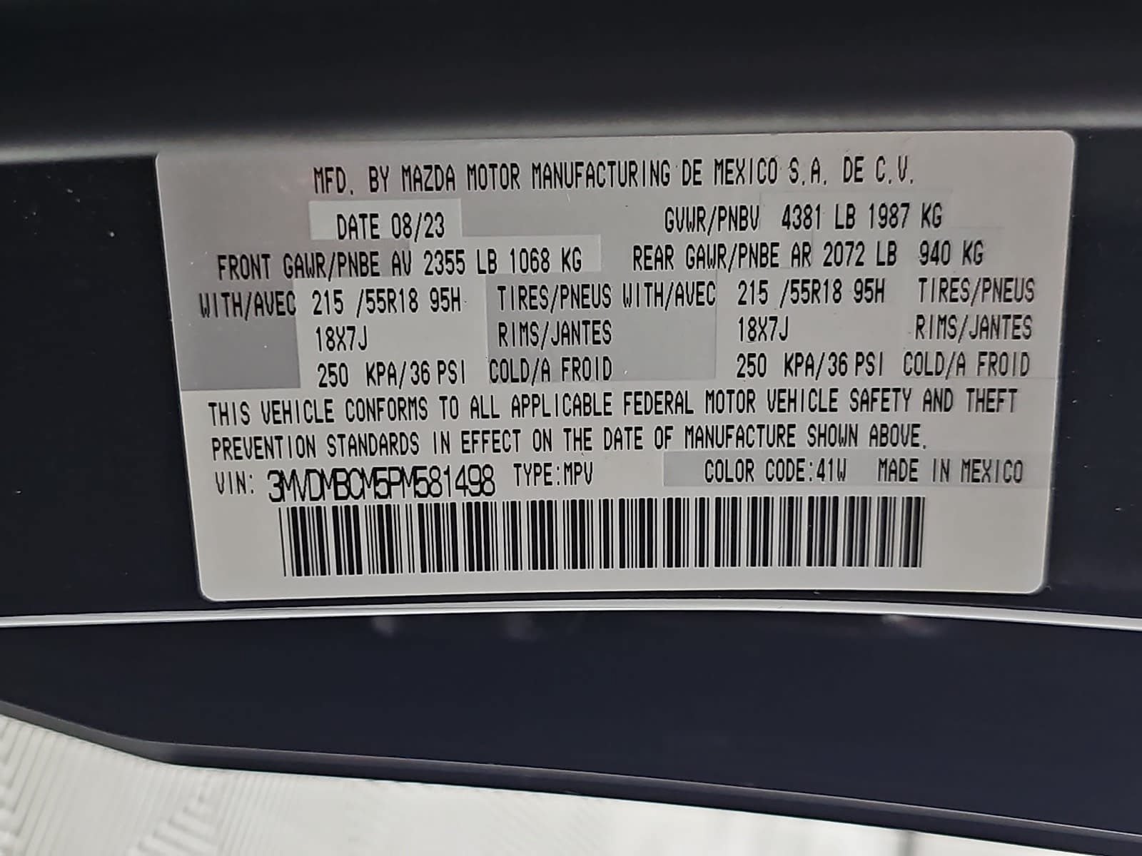 Used 2023 Black Mazda 2.5 S Preferred Package image 29