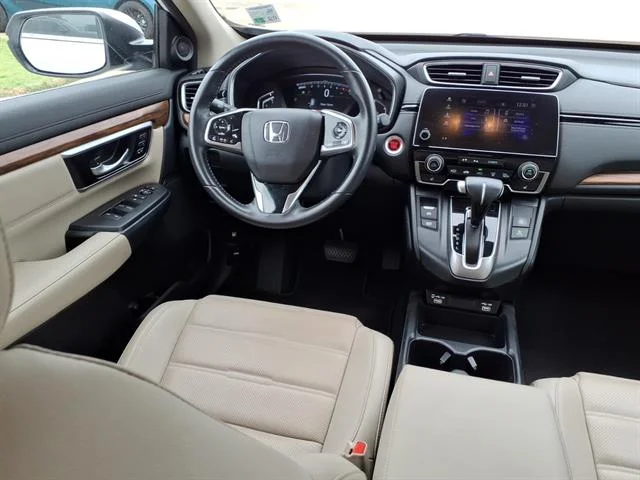 Used 2022 Platinum White Pearl Honda AWD EX-L 4dr SUV image 4
