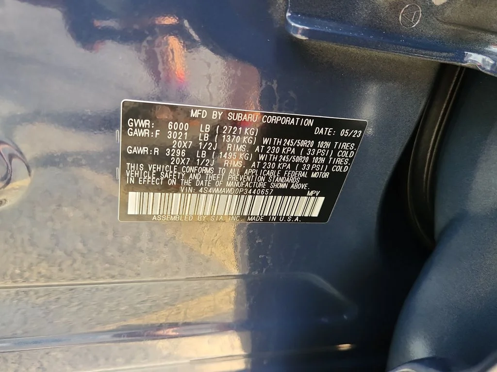 Used 2023 Blue Subaru Touring image 20