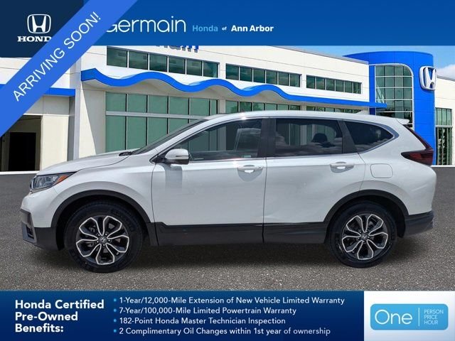 Certified Used 2022 Platinum White Pearl Honda EX image 8
