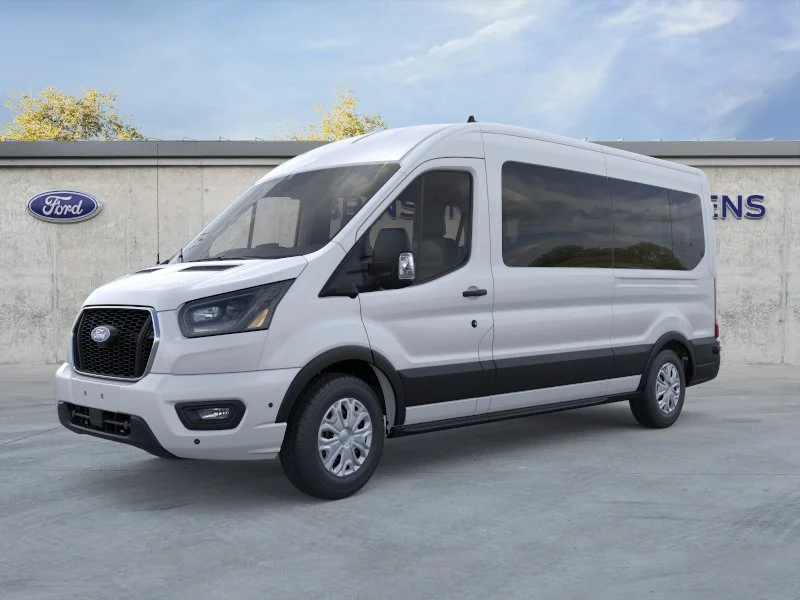 New 2026 Oxford White Ford Passenger Van XLT image 1