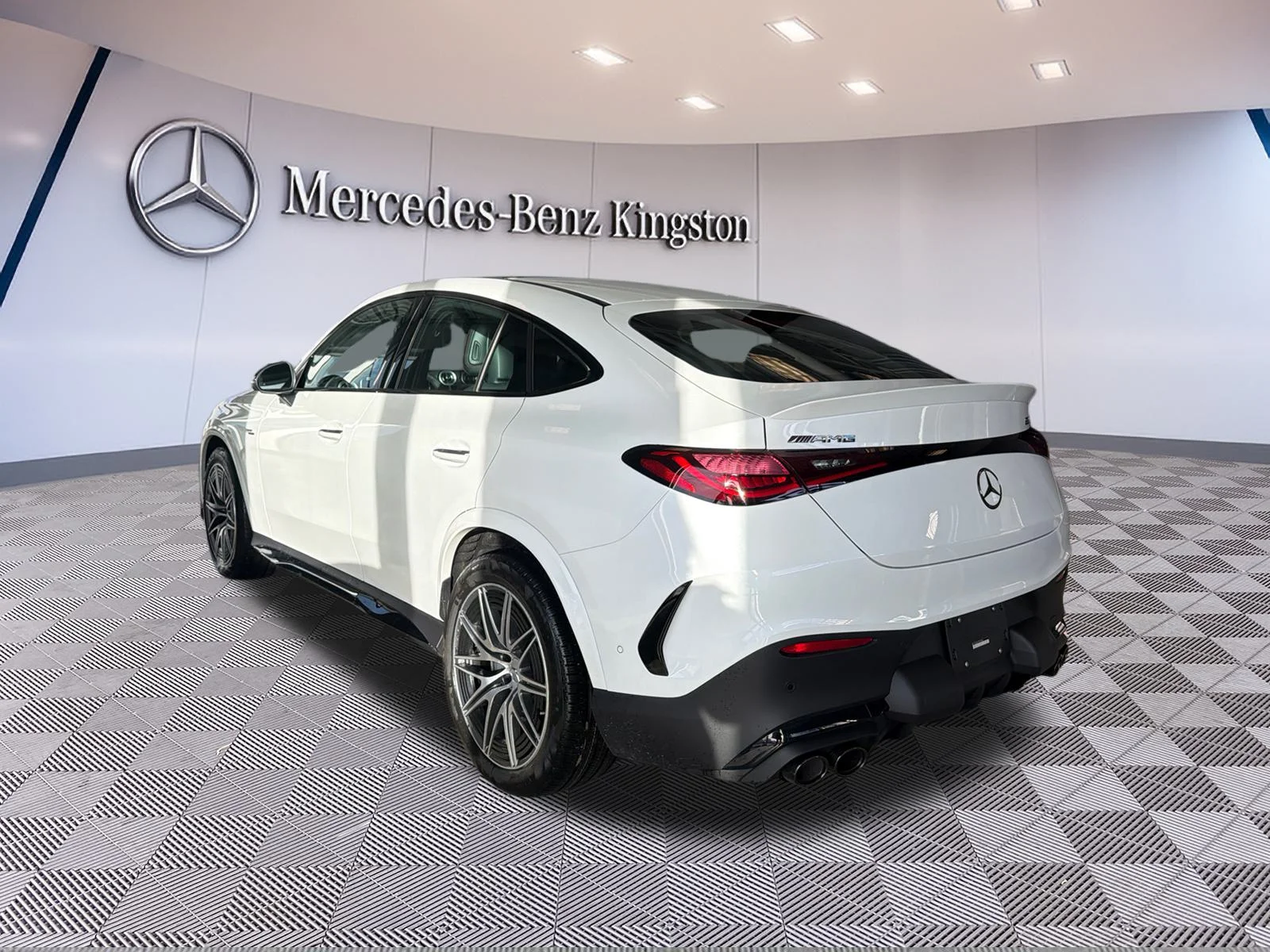 New 2026 White Mercedes-Benz AMG GLC 43 4MATIC Coupe image 8
