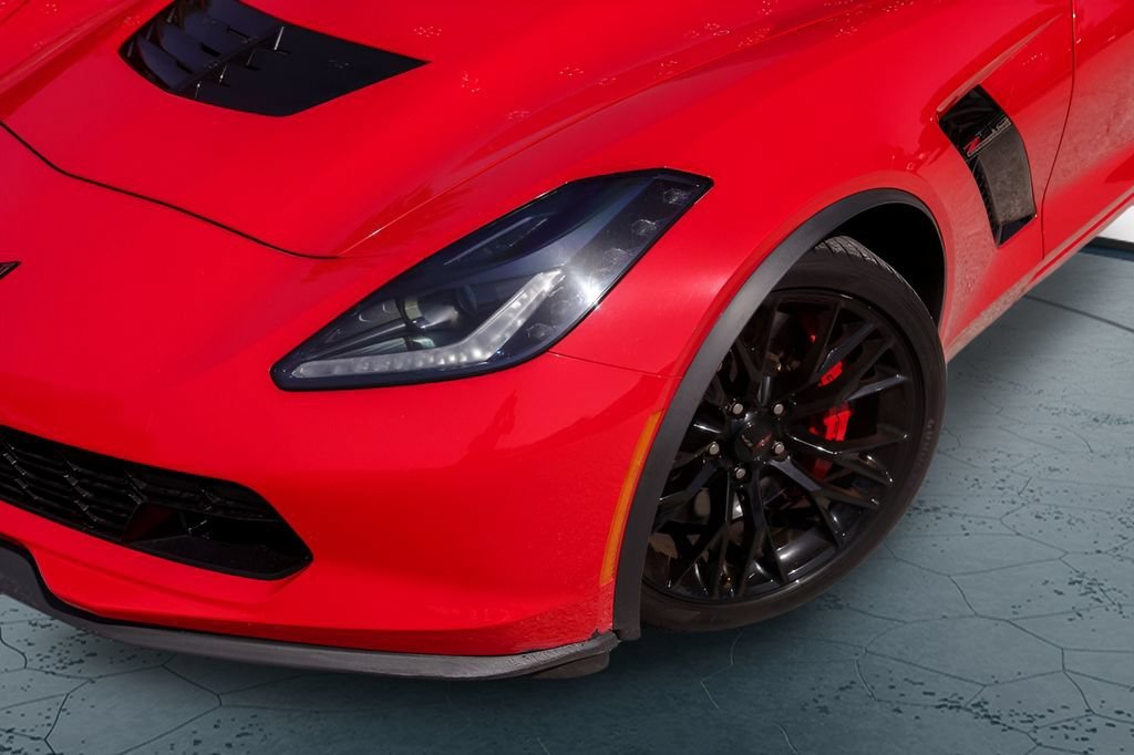 Used 2016 TORCH RED Chevrolet Z06 1LZ image 3