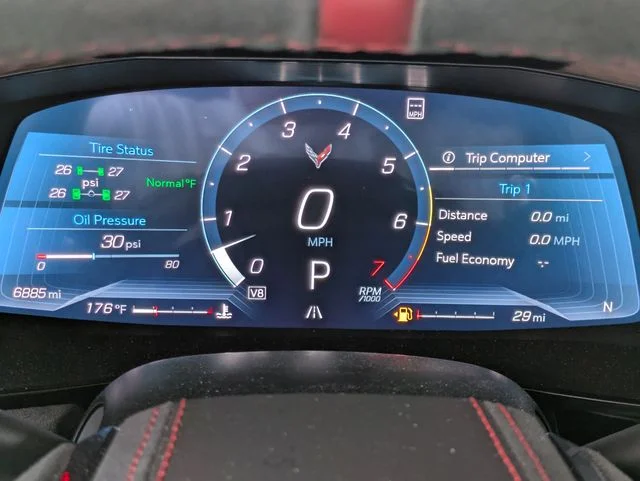 Used 2023 Carbon Flash Metallic Chevrolet Stingray image 26