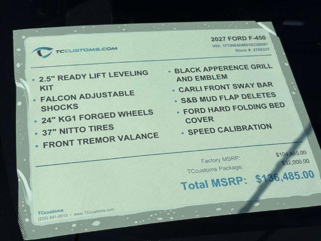 New 2027 Neptune Blue Ford TCcustoms image 24