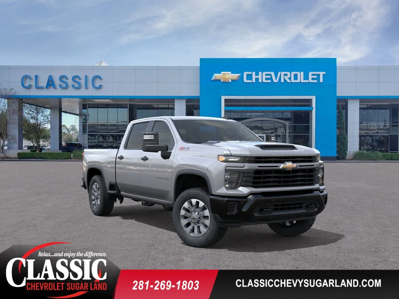 2026 Chevrolet Silverado 2500 HD Custom Gray at Classic Elite Chevrolet Hwy 6
