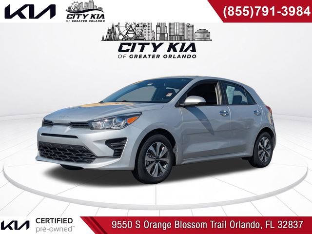 Silver 2023 Kia Rio5 Wagon Front-Wheel Drive 