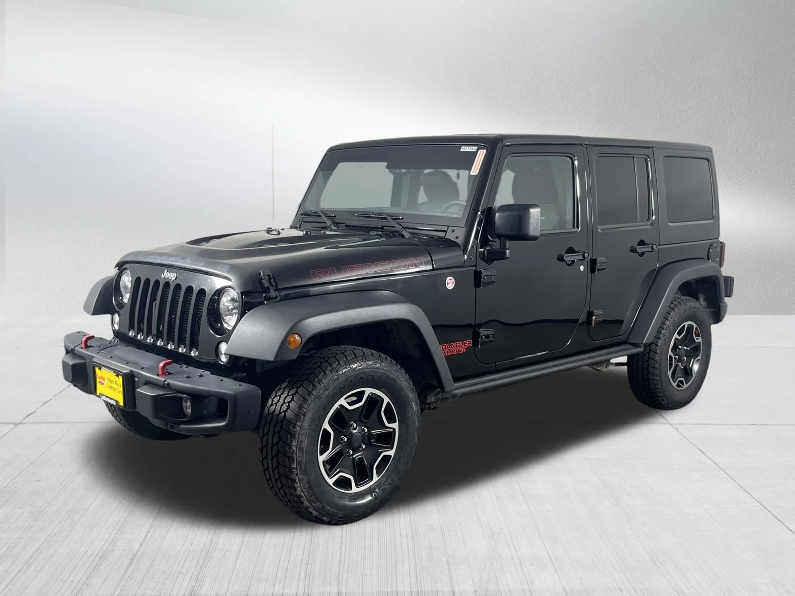 Used 2017 Black Clearcoat Jeep Rubicon Hard Rock image 3
