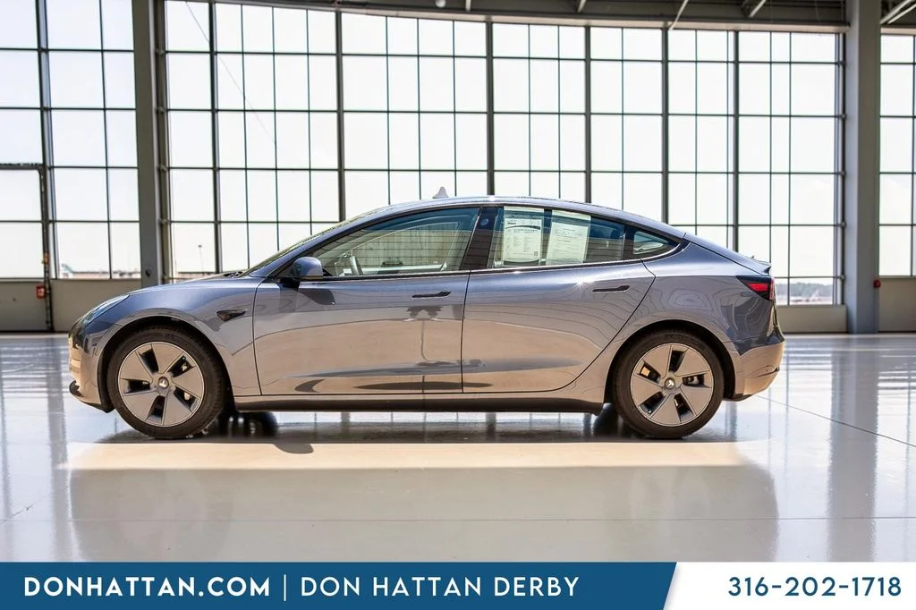 Used 2021 Tesla Model 3 Base with VIN 5YJ3E1EA7MF848356 for sale in Augusta, KS