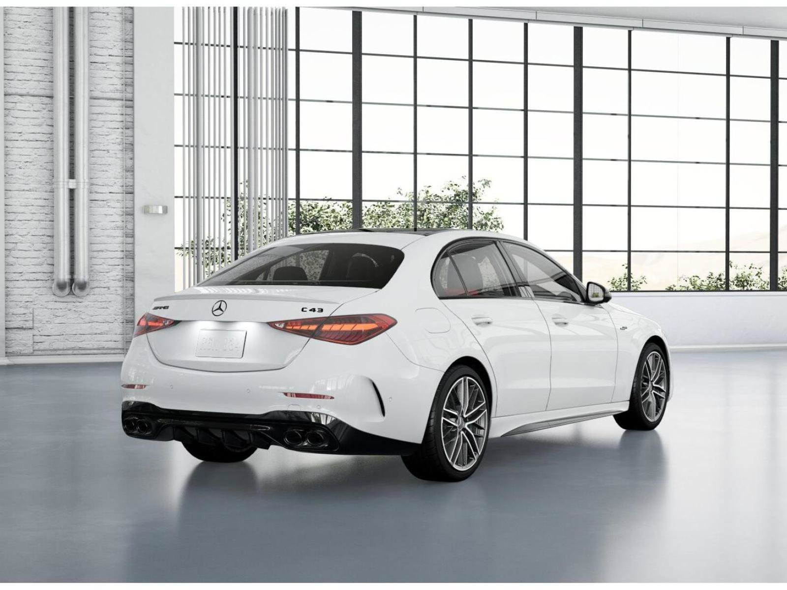 New 2026 Polar White Mercedes-Benz AMG® C 43 4MATIC® Sedan image 36