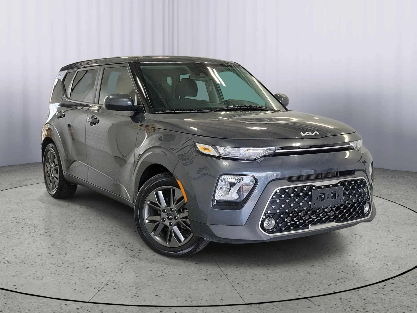 Certified Used 2022 Gray Kia EX image 1