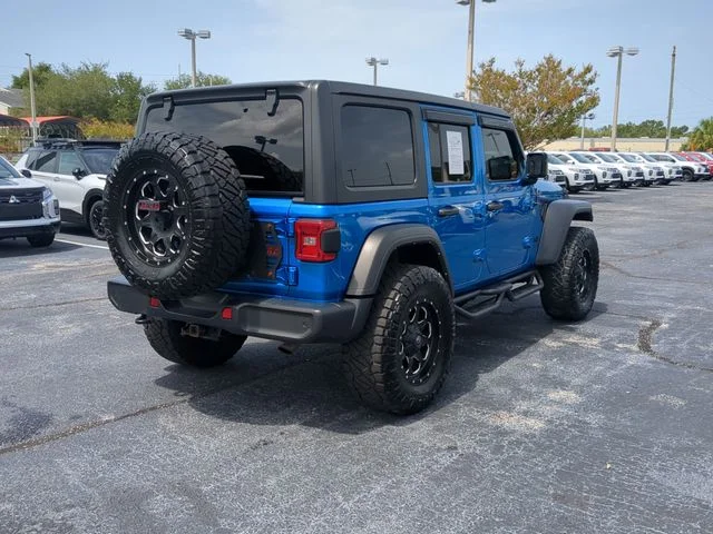 Certified Used 2021 Blue Jeep Unlimited Sport Altitude image 6