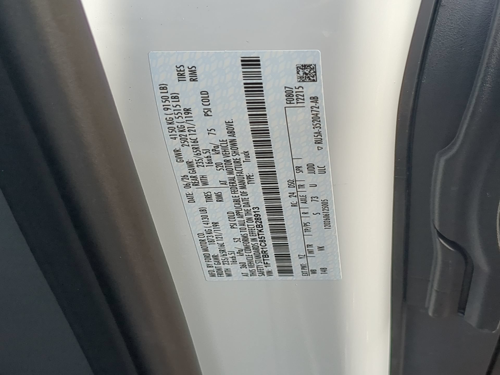 New 2026 Oxford White Ford Cargo Van image 65