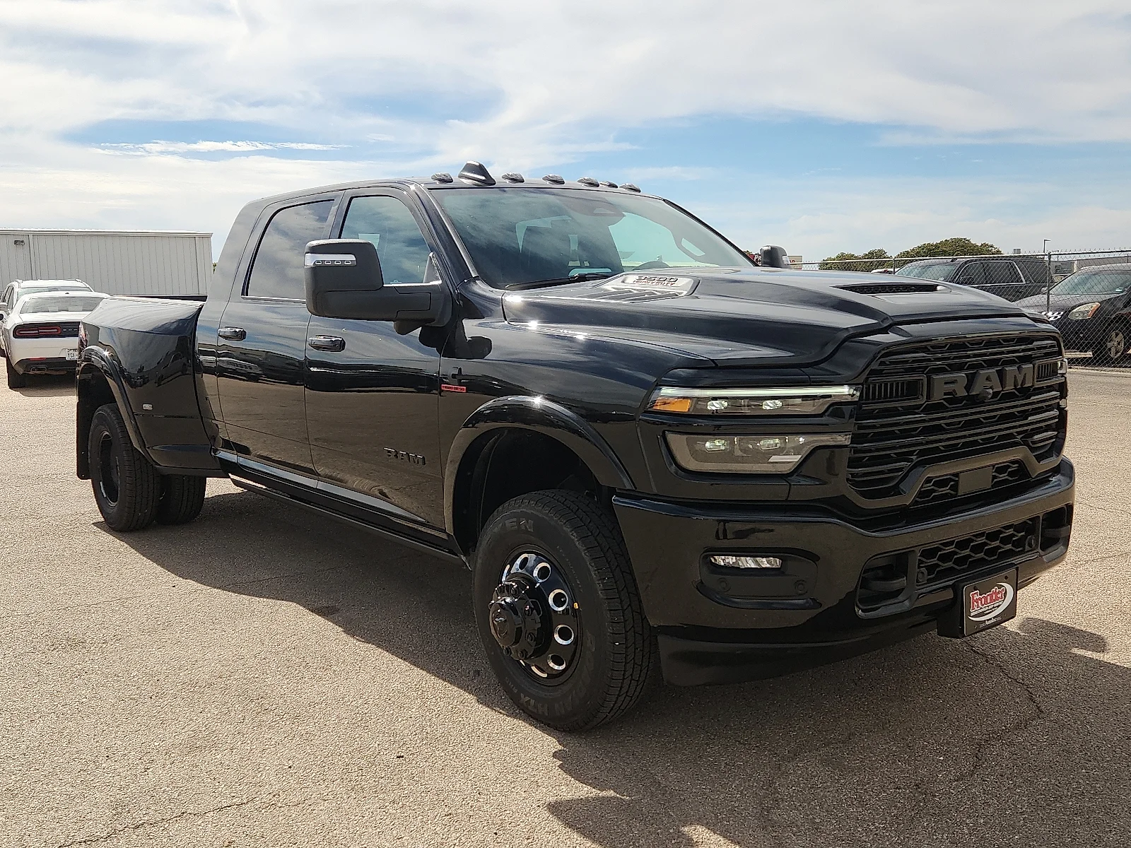 New 2027 Diamond Black Crystal Pearl-Coat Paint Ram LARAMIE MEGA CAB 4X4 6