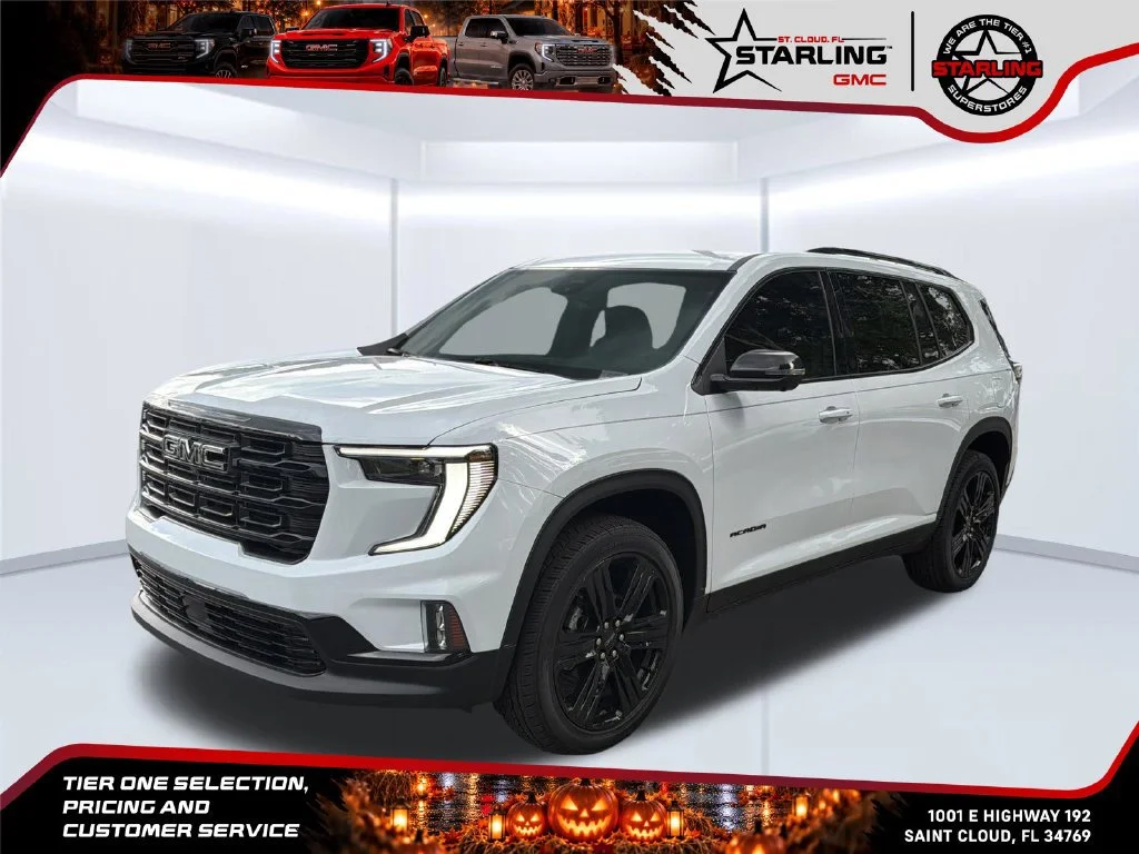 New 2026 Glacier White Tricoat GMC Elevation image 1
