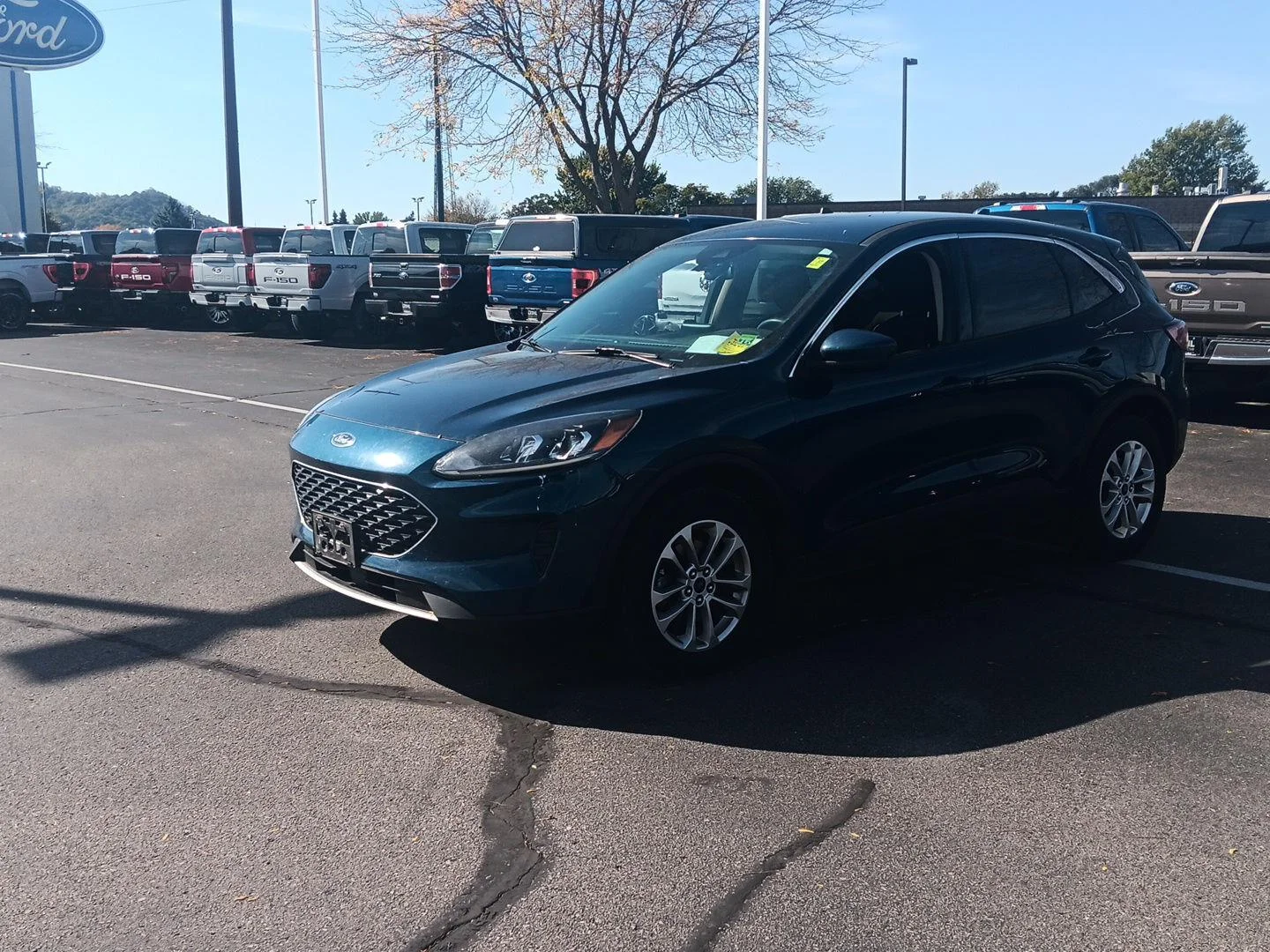 Used 2020 Dark Persian Green Ford SE image 10