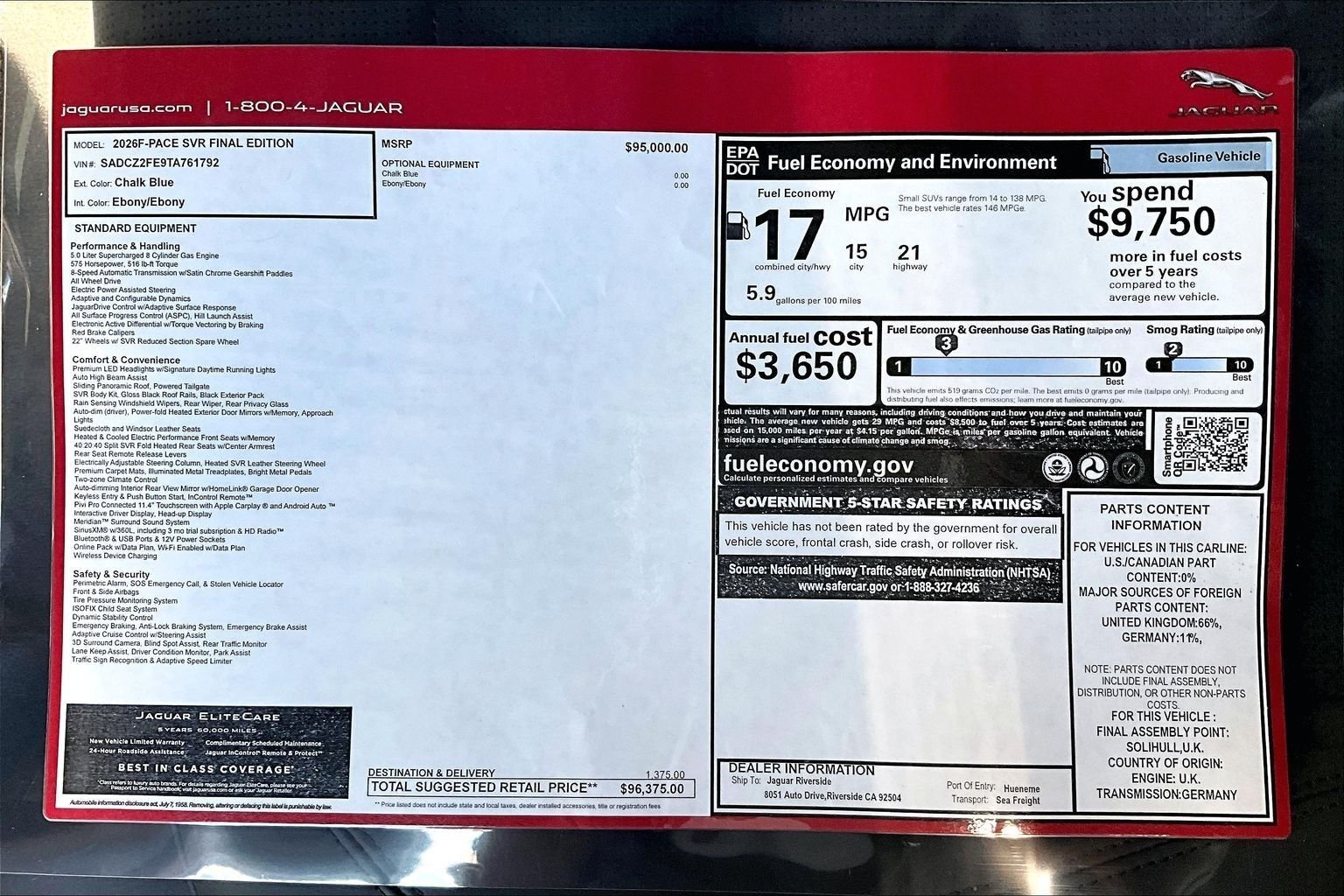 2026 Jaguar F-Pace SVR - Photo 14