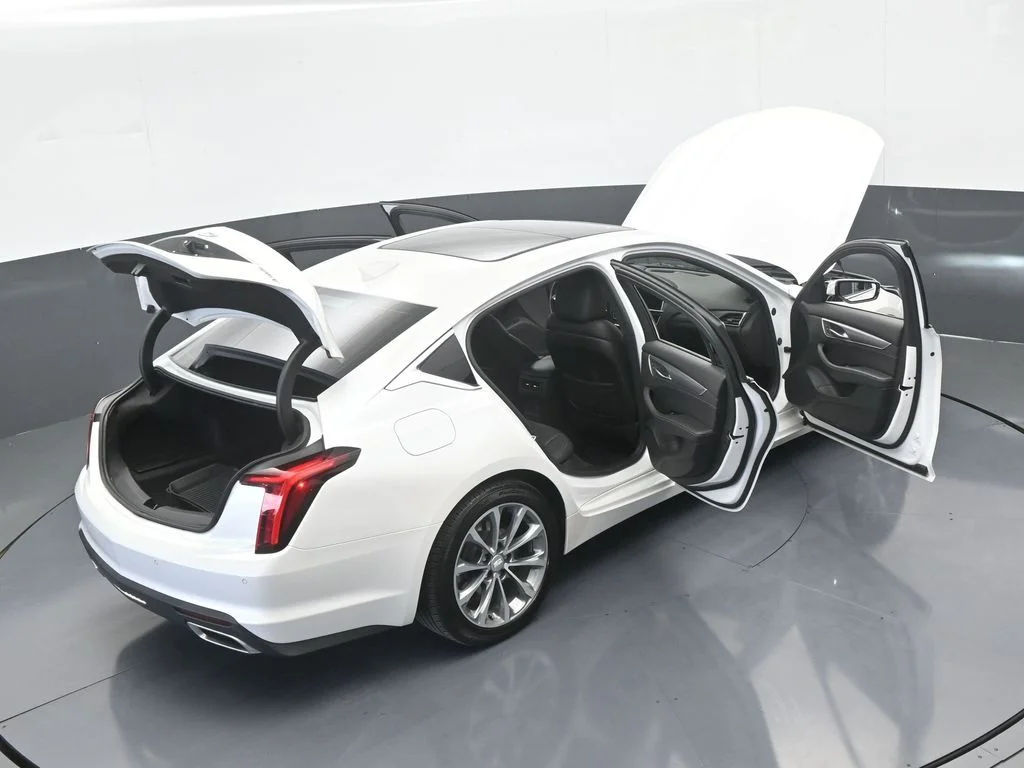 Used 2020 Crystal White Tricoat Cadillac Premium Luxury image 70