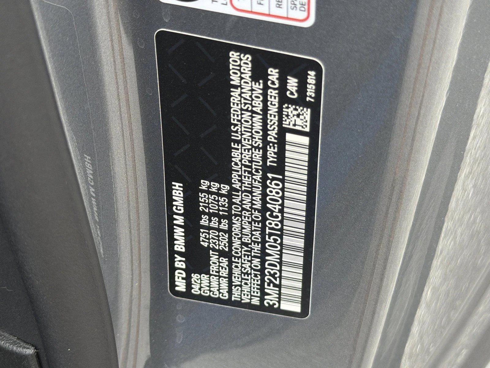 New 2026 Skyscraper Grey Metallic BMW Base image 33
