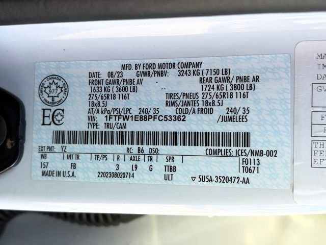 Used 2023 Oxford White Ford XLT image 32