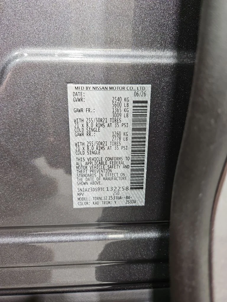 New 2026 Gun Metallic Nissan Platinum image 31