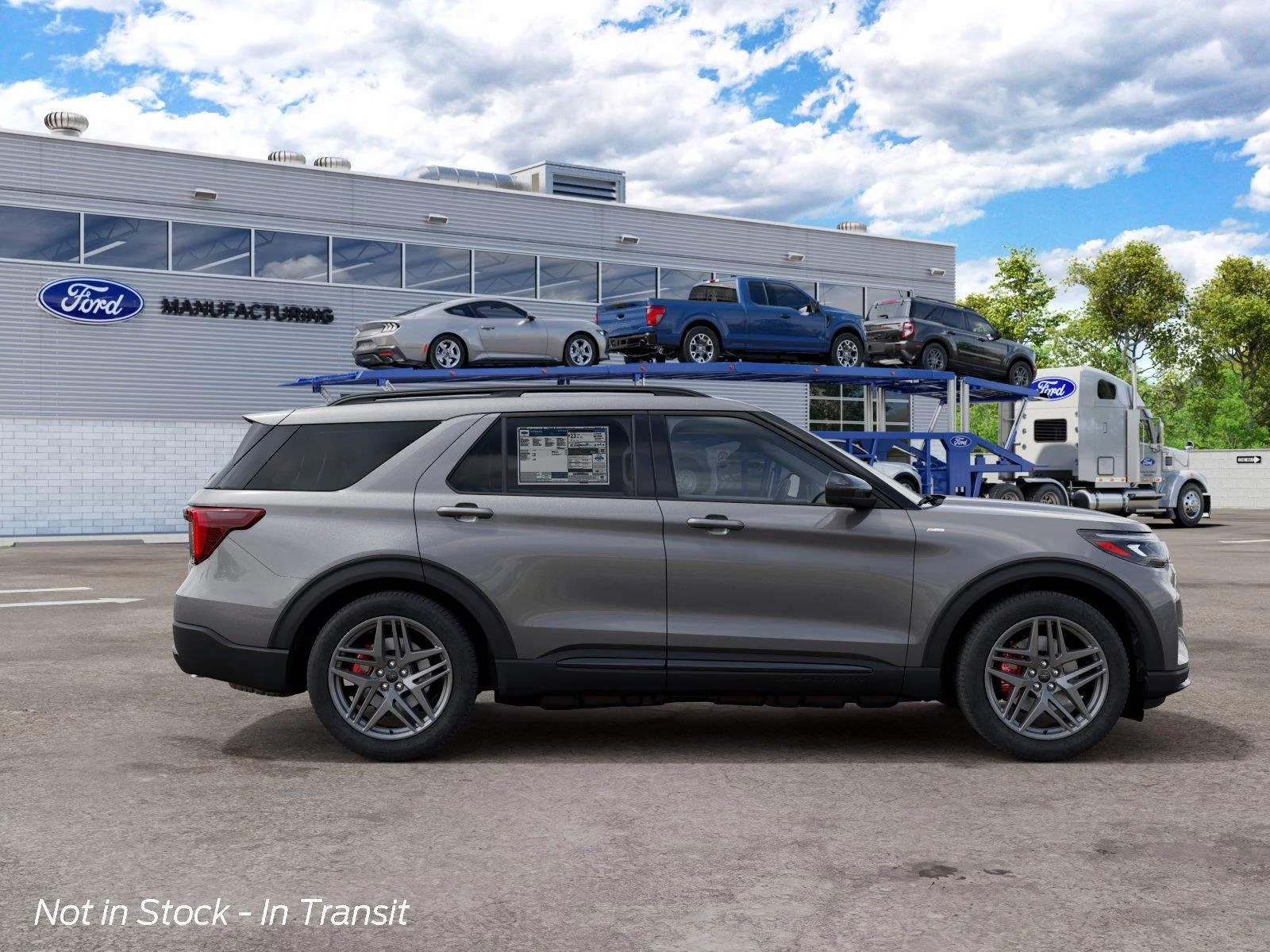 New 2027 Carbonized Gray Metallic Ford ST-Line image 8