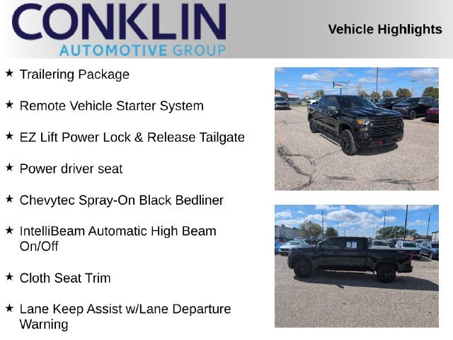 Used 2025 Black Chevrolet Custom Trail Boss image 2