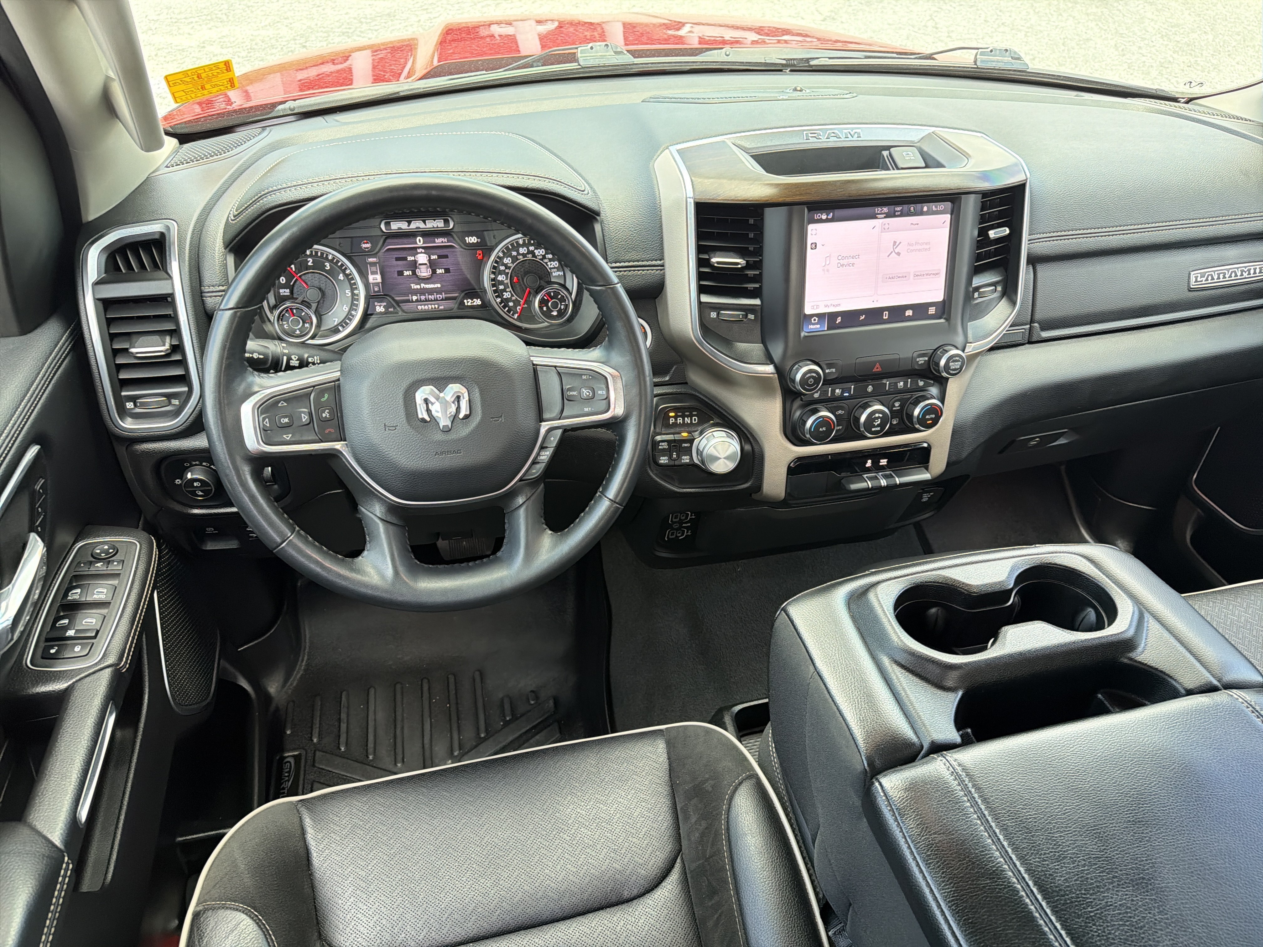 Used 2022 Flame Red Clearcoat Ram Laramie image 22