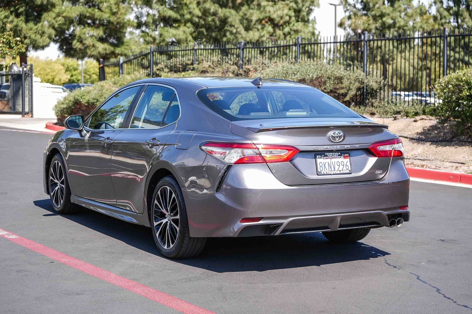 Used 2019 Gray Toyota SE image 8