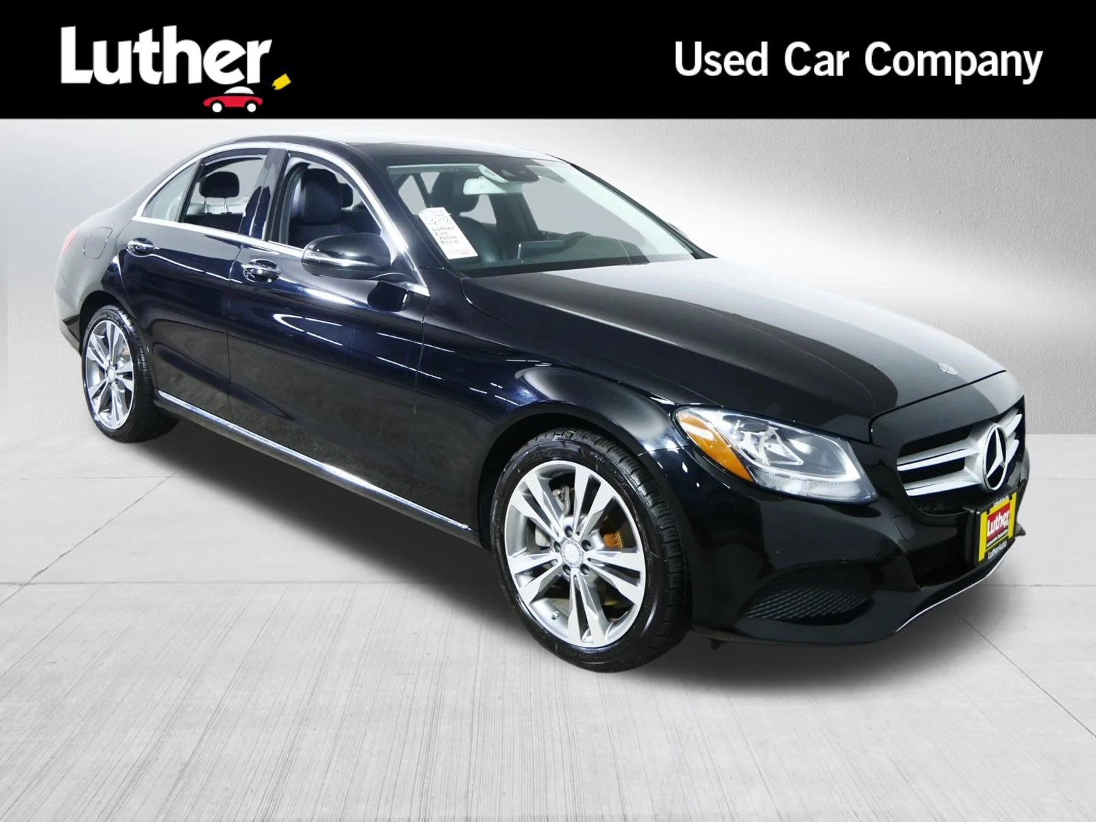 Used 2016 Black Mercedes-Benz C 300 image 1