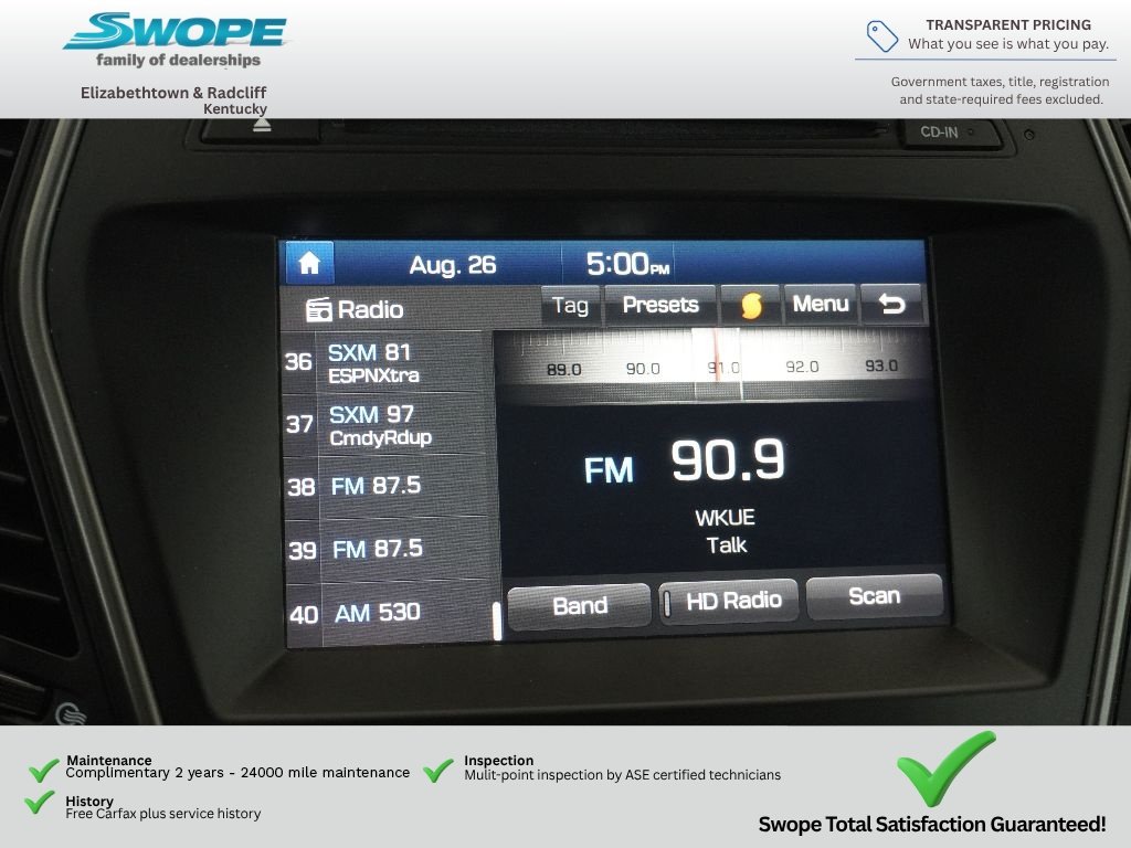 Used 2017 Frost White Pearl Hyundai 2.4L image 21