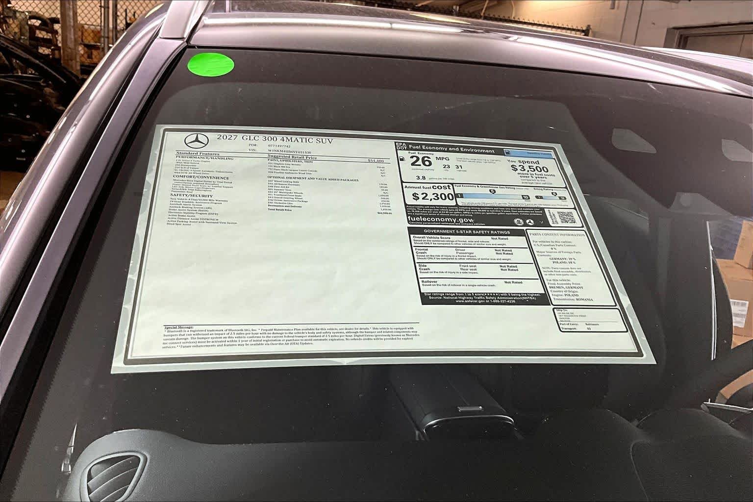 New 2027 Graphite Grey Metallic Mercedes-Benz GLC 300 image 19