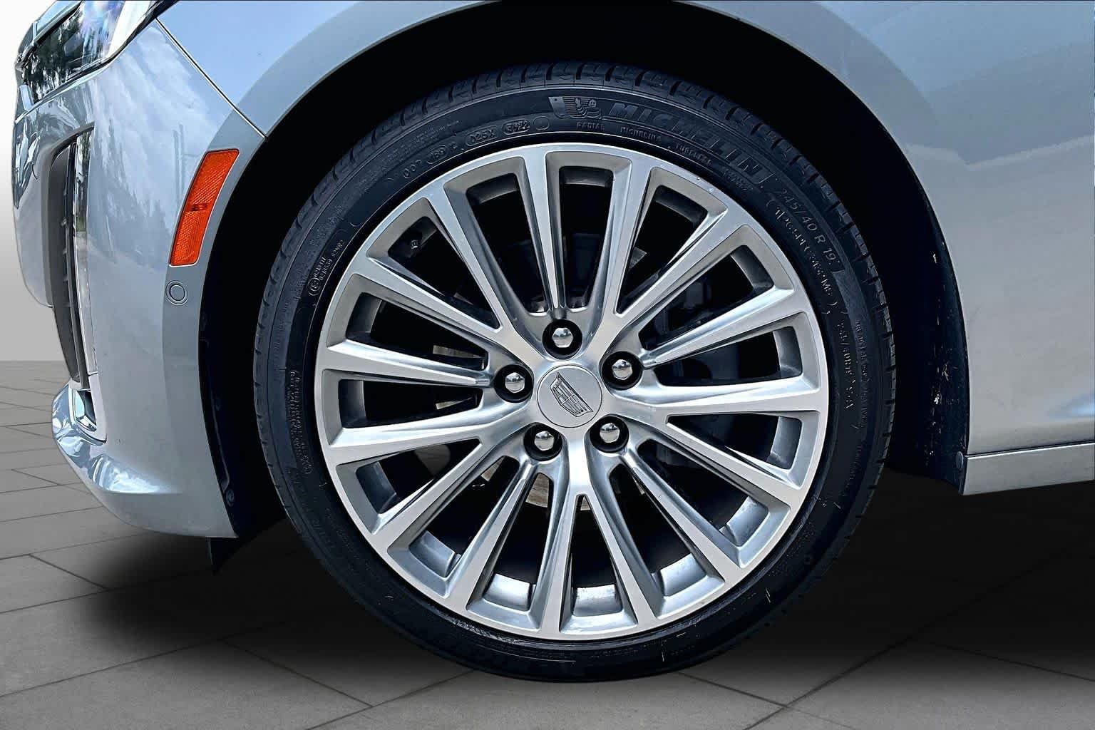 Used 2023 Argent Silver Metallic Cadillac Premium Luxury image 11