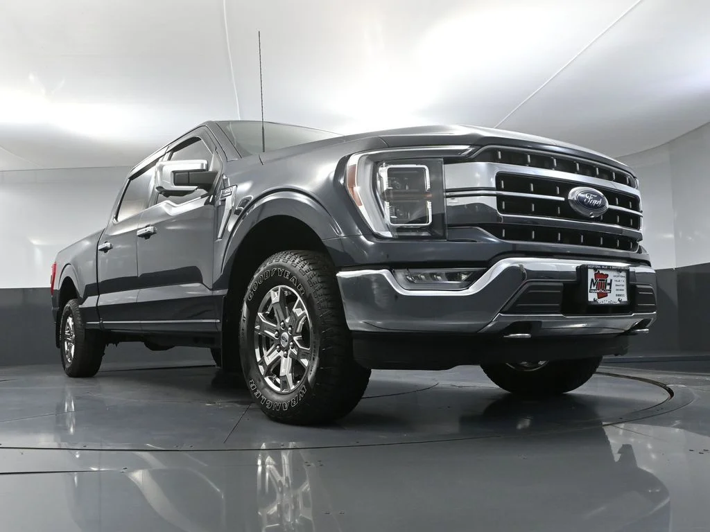 Used 2021 Blue Ford Lariat image 49