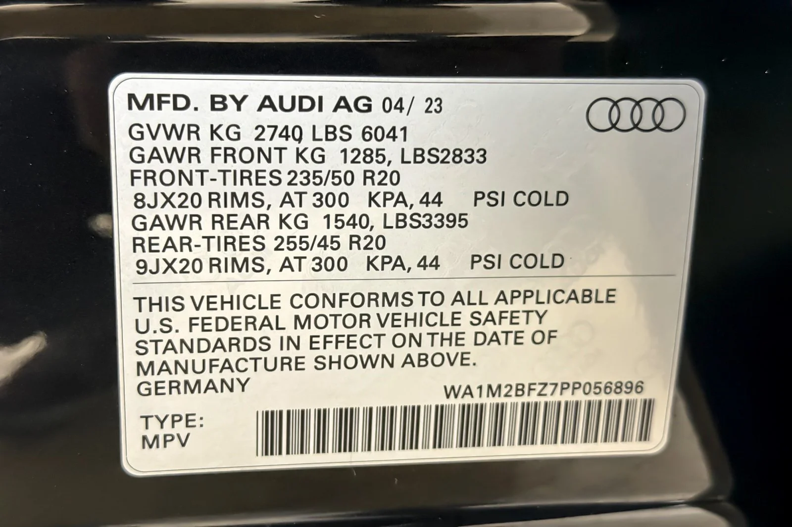 Certified Used 2023 Mythos Black Metallic Audi Prestige 50 quattro image 28
