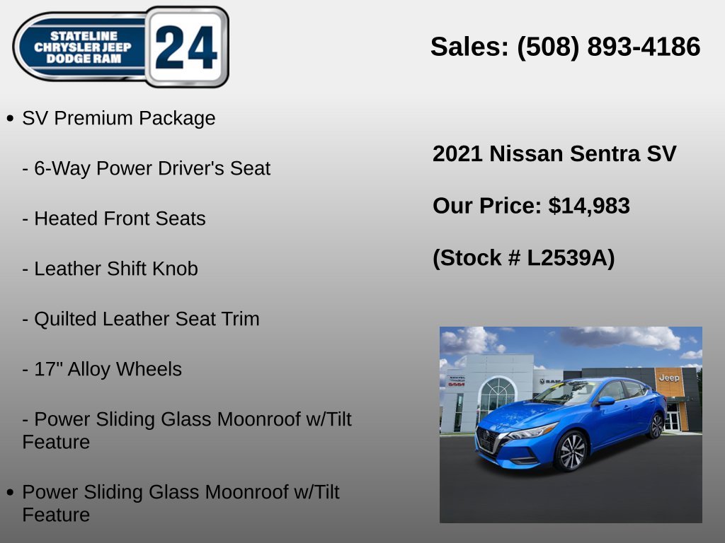 Used 2021 Blue Nissan SV image 5