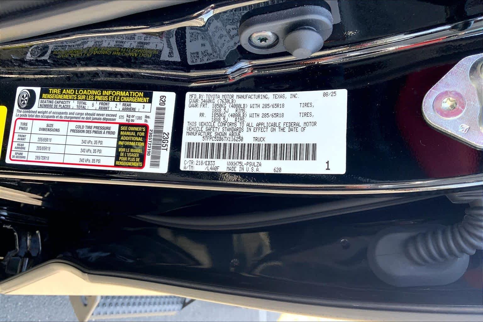 Used 2026 Midnight Black Metallic Toyota TRD Pro Hybrid image 36