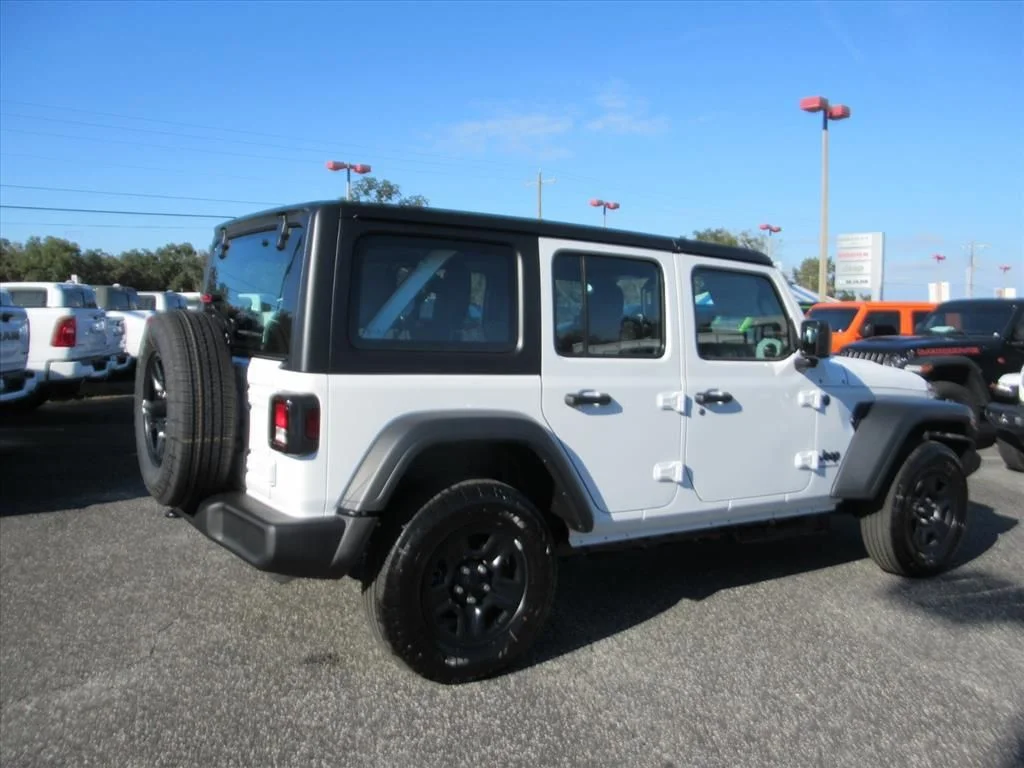 New 2026 Bright White Clear-Coat Exterior Paint Jeep Sport image 6