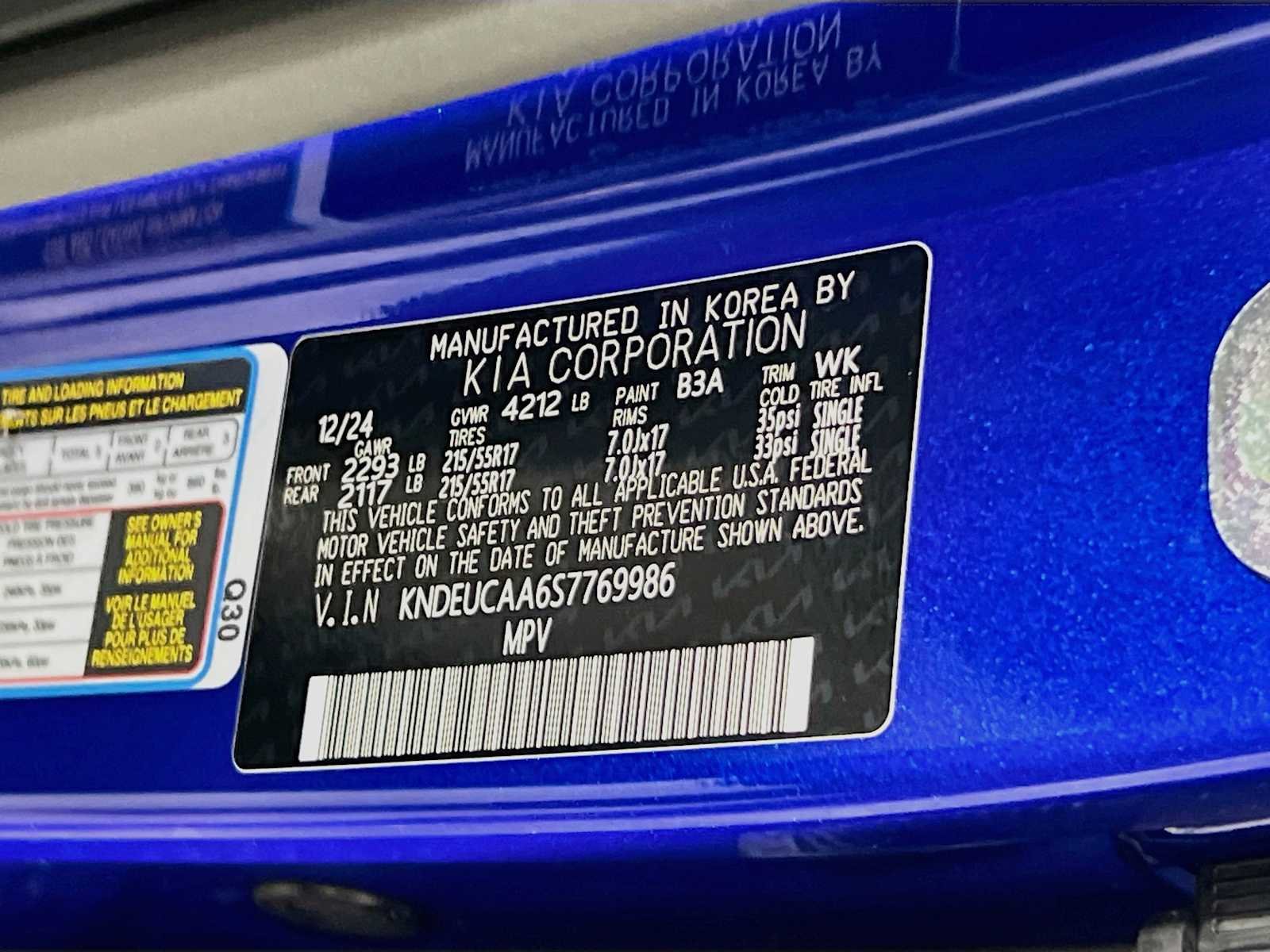 Used 2025 Neptune Blue Kia S image 31