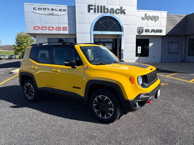 Used 2023 Solar Yellow Clearcoat Jeep Trailhawk image 10